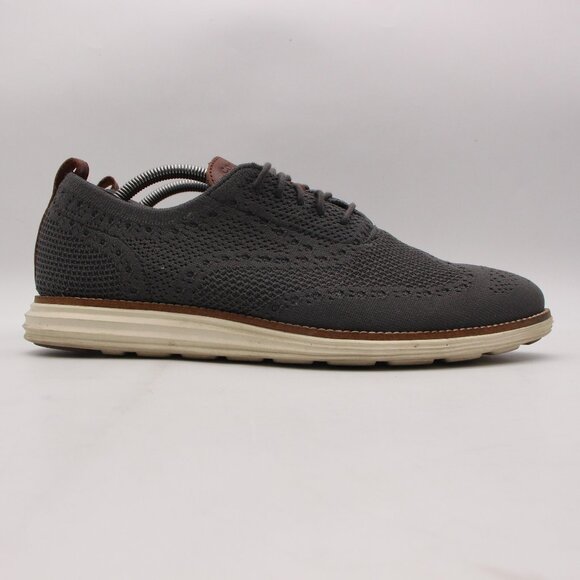 Cole Haan Original Grand Stitchlite Wingtip Men's Size 10 M Oxford Gray C27961 - Picture 1 of 9